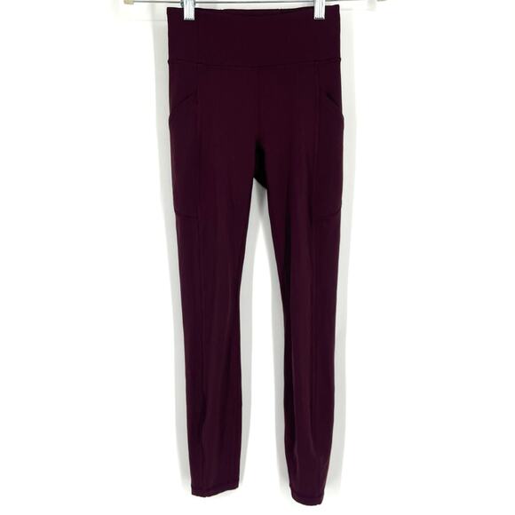 Lululemon Invigorate High Rise Tight 25" Cassis Size 2 Everlux - Picture 1 of 6